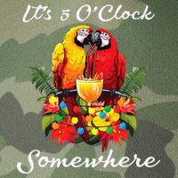 Parrots Drinking Margarita Its 5 Oclock Somewhere Funny Legacy Tie Dye Trucker Hat