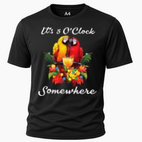 Parrots Drinking Margarita Its 5 Oclock Somewhere Funny Performance Shirt