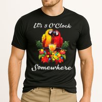 Parrots Drinking Margarita Its 5 Oclock Somewhere Funny Performance Shirt