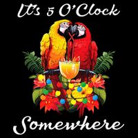 Parrots Drinking Margarita Its 5 Oclock Somewhere Funny City Backpack