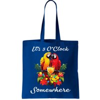 Parrots Drinking Margarita Its 5 Oclock Somewhere Funny Bag