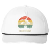 Plant Daddy Nature Botanical Gardener Plant Dad Gardening Snapback Five-Panel Rope Hat