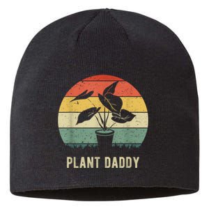 Plant Daddy Nature Botanical Gardener Plant Dad Gardening Sustainable Beanie