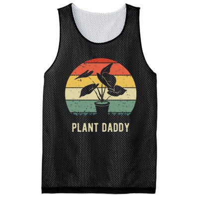 Plant Daddy Nature Botanical Gardener Plant Dad Gardening Mesh Reversible Basketball Jersey Tank