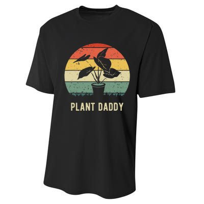 Plant Daddy Nature Botanical Gardener Plant Dad Gardening Performance Sprint T-Shirt