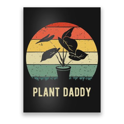 Plant Daddy Nature Botanical Gardener Plant Dad Gardening Poster