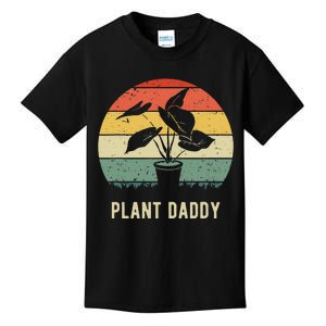 Plant Daddy Nature Botanical Gardener Plant Dad Gardening Kids T-Shirt