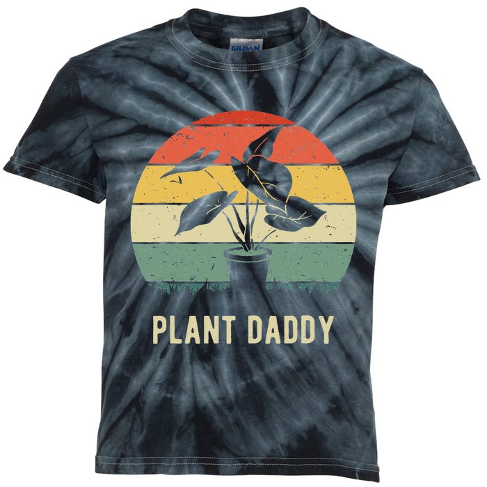 Plant Daddy Nature Botanical Gardener Plant Dad Gardening Kids Tie-Dye T-Shirt