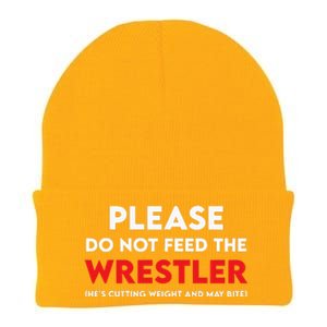 Please Do Not Feed The Wrestler Wrestling  Knit Cap Winter Beanie