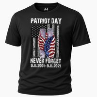 Patriot Day Never Forget 9/11 20th Anniversary Cooling Performance Crew T-Shirt