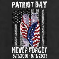Patriot Day Never Forget 9/11 20th Anniversary Adult Drive Performance Visor