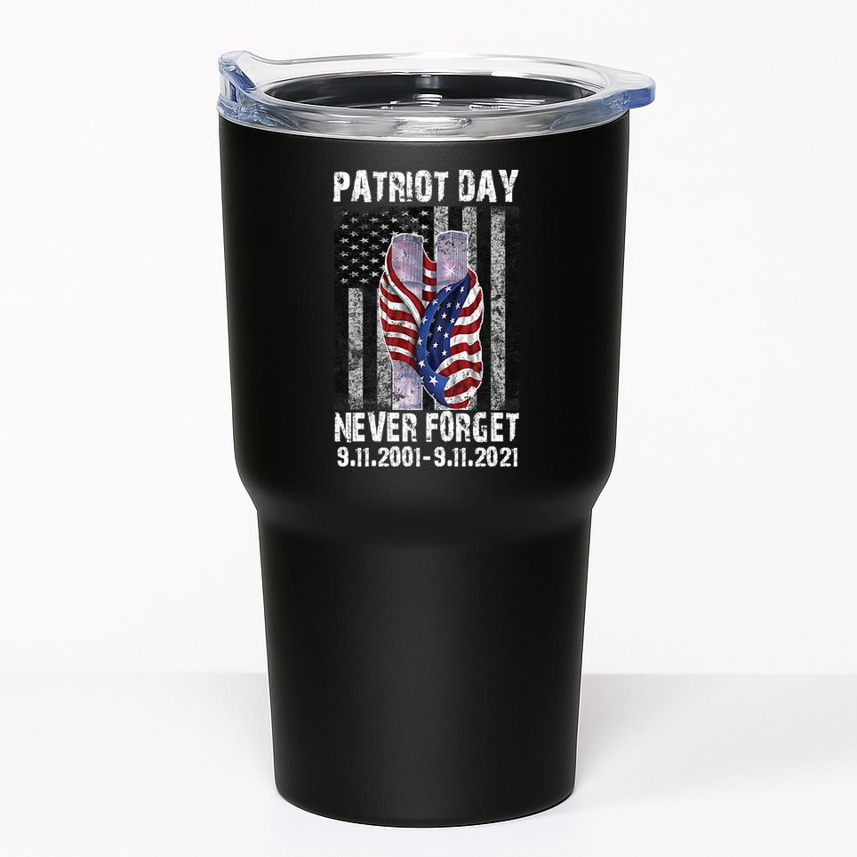 Patriot Day Never Forget 9/11 20th Anniversary Tumbler