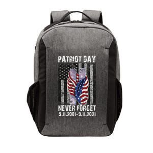 Patriot Day Never Forget 9/11 20th Anniversary Vector Backpack