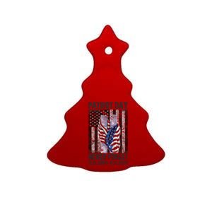 Patriot Day Never Forget 9/11 20th Anniversary Ceramic Tree Ornament