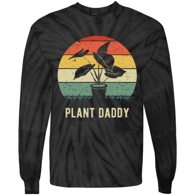 Plant Daddy Nature Botanical Gardener Plant Dad Gardening Tie-Dye Long Sleeve Shirt