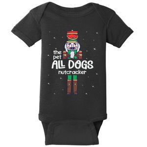 Pet Dogs Nutcracker Family Matching Funny Pajama Baby Bodysuit