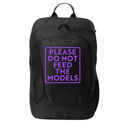 Please do not feed the models City Backpack