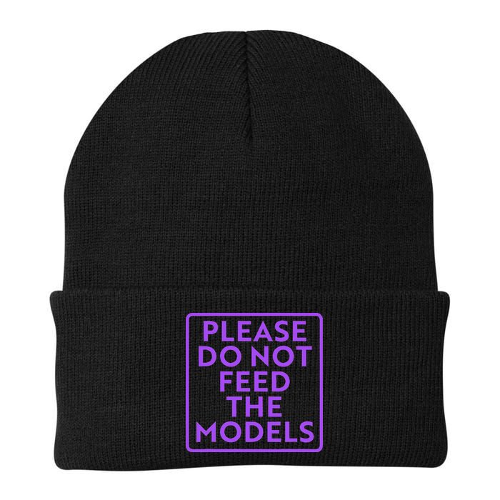 Please do not feed the models Beanie