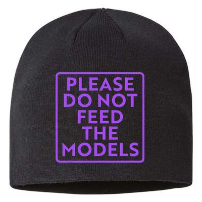 Please do not feed the models Sustainable Beanie