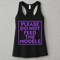 Please do not feed the models Womens Tank Top