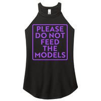 Please do not feed the models Women's Perfect Tri Rocker Tank