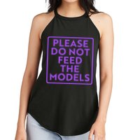 Please do not feed the models Women's Perfect Tri Rocker Tank