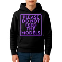 Please do not feed the models Kids Hoodie