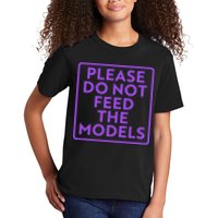 Please do not feed the models Kids T-Shirt