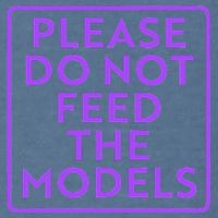 Please do not feed the models Garment-Dyed Sweatshirt