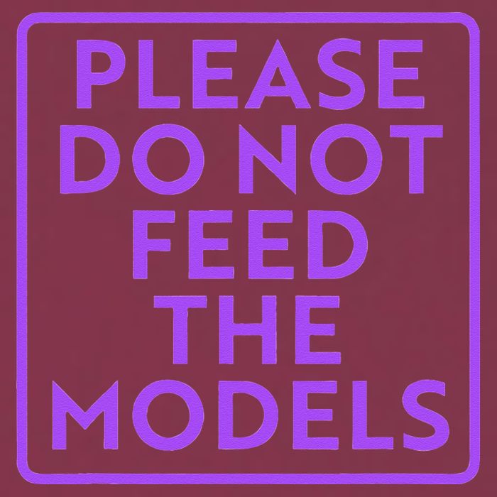 Please do not feed the models 16oz Travel Tumbler