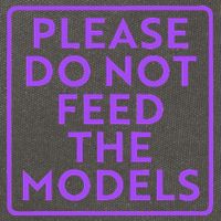 Please do not feed the models Cotton Canvas Backpack