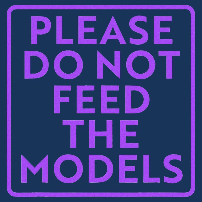 Please do not feed the models Infant Baby Jersey Bodysuit