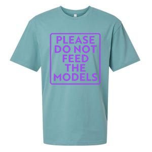 Please do not feed the models Sueded Cloud Jersey T-Shirt