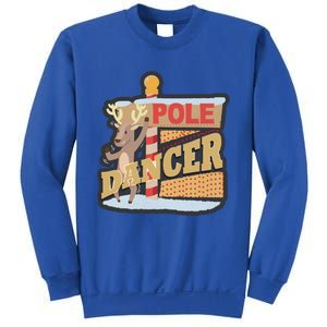 Pole Dancing Naughty Reindeer Gift Sweatshirt