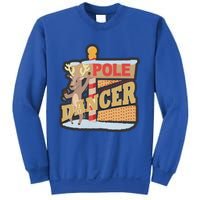 Pole Dancing Naughty Reindeer Gift Sweatshirt