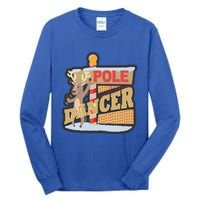 Pole Dancing Naughty Reindeer Gift Tall Long Sleeve T-Shirt