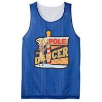 Pole Dancing Naughty Reindeer Gift Mesh Reversible Basketball Jersey Tank