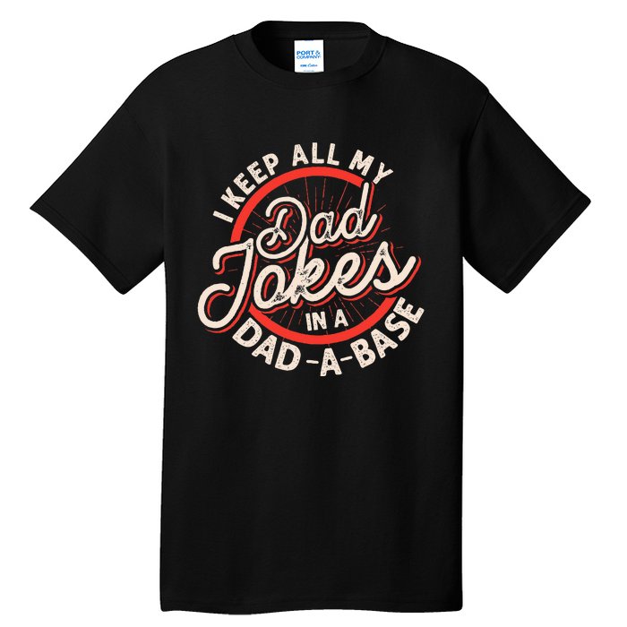 Programmer Dad Nerdy Father Database Geeky Dad Jokes Tall T-Shirt