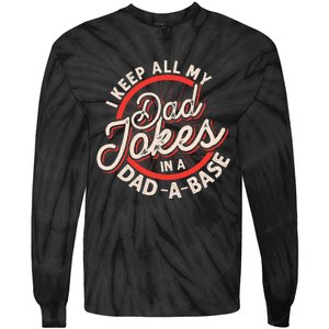 Programmer Dad Nerdy Father Database Geeky Dad Jokes Tie-Dye Long Sleeve Shirt