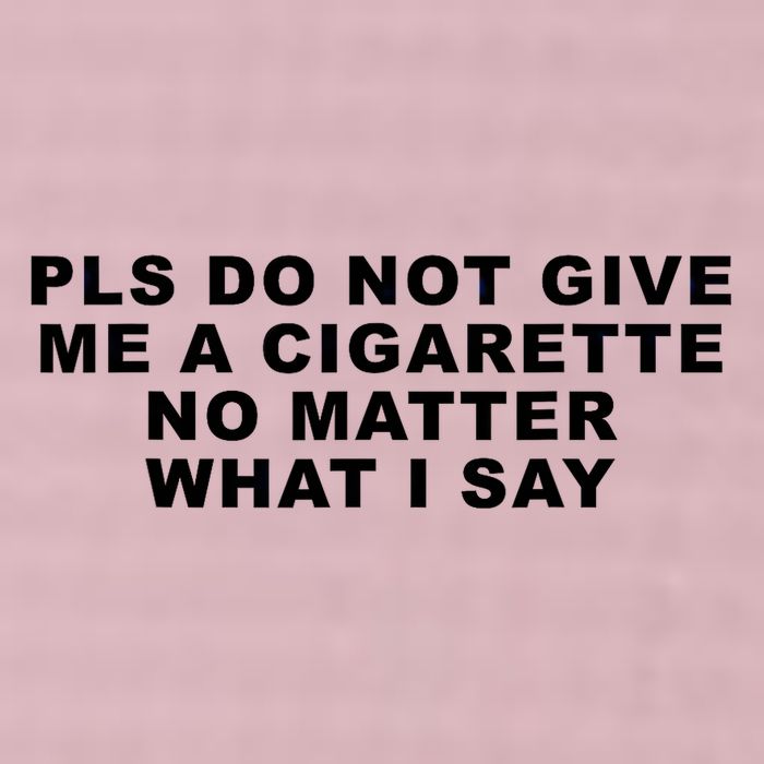 Please Do Not Give Me A Cigarette No Matter What I Say Funny 25L Jumbo Tote