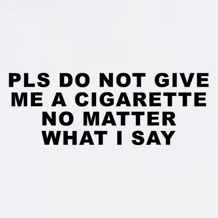 Please Do Not Give Me A Cigarette No Matter What I Say Funny Visor