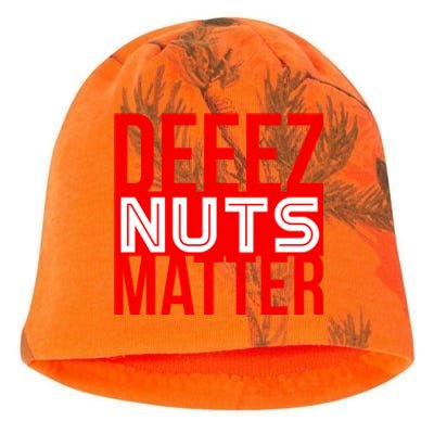 Patriotic Deez Nuts Matter Political Joke Black Lives Xmas Funny Gift Kati - Camo Knit Beanie