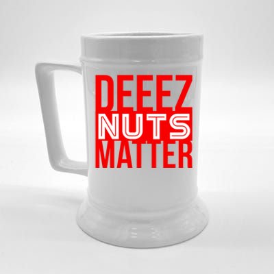 Patriotic Deez Nuts Matter Political Joke Black Lives Xmas Funny Gift Beer Stein