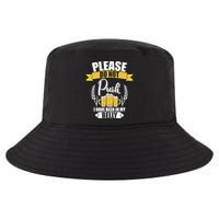 Please Do Not Push I Have Beer In My Belly Gift Cool Comfort Performance Bucket Hat