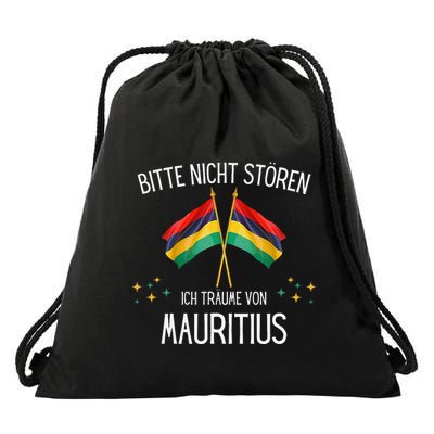 Please Do Not Disturb I Dream Of Mauritius Drawstring Bag