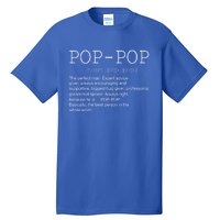 PopPop Definition Noun Grandpa Grandparents Day Funny Gift Tall T-Shirt