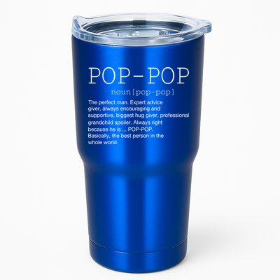 PopPop Definition Noun Grandpa Grandparents Day Funny Gift Tumbler