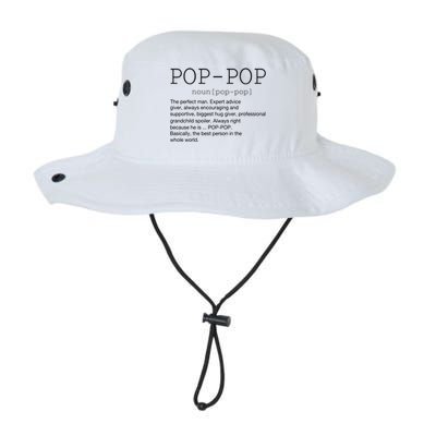 PopPop Definition Noun Grandpa Grandparents Day Funny Gift Legacy Cool Fit Booney Bucket Hat