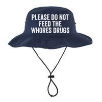 Please Do Not Feed The Whores Drugs Funny Sarcasm Quotes Bucket Hat