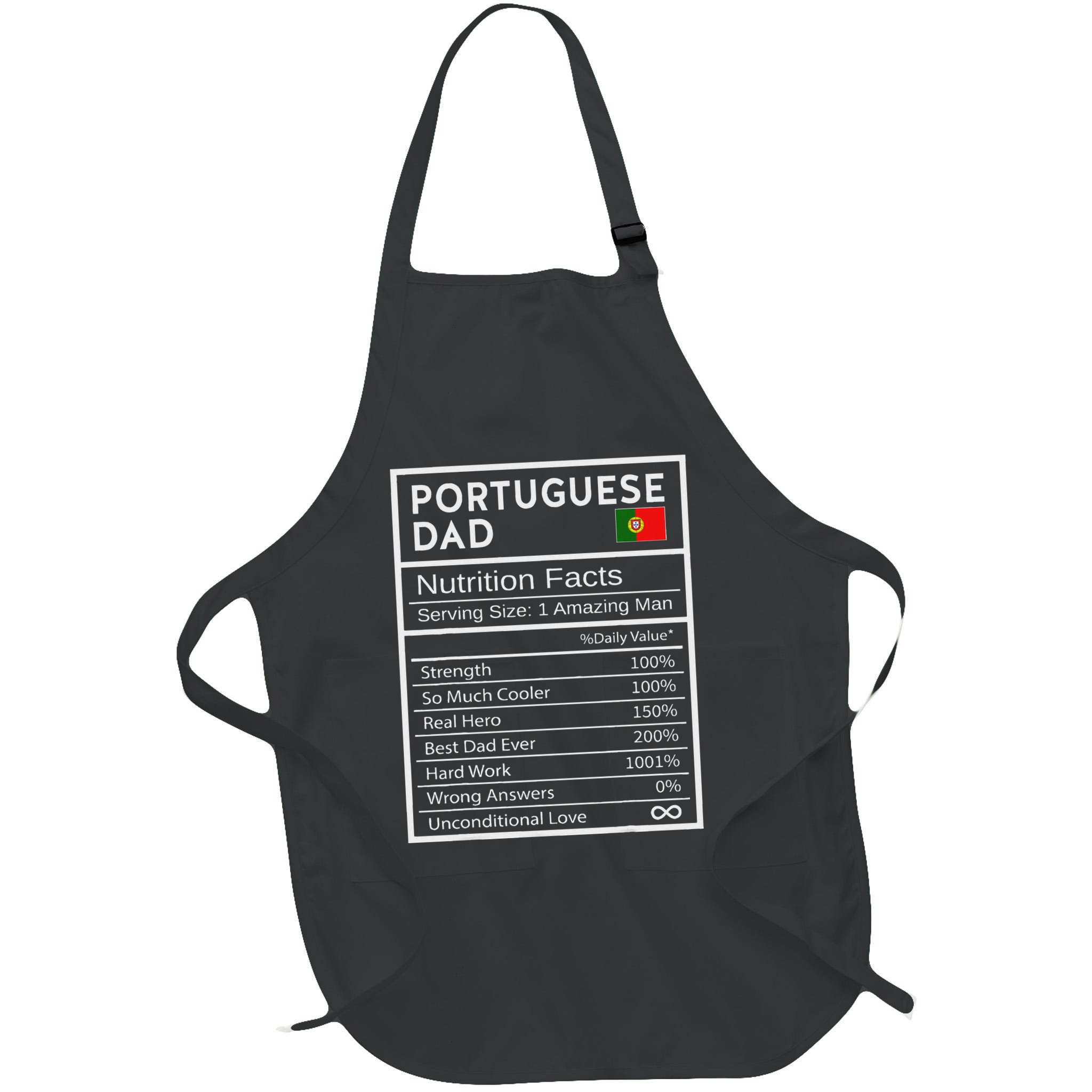 Portuguese Dad Nutrition Facts National Pride Gift For Dad Apron